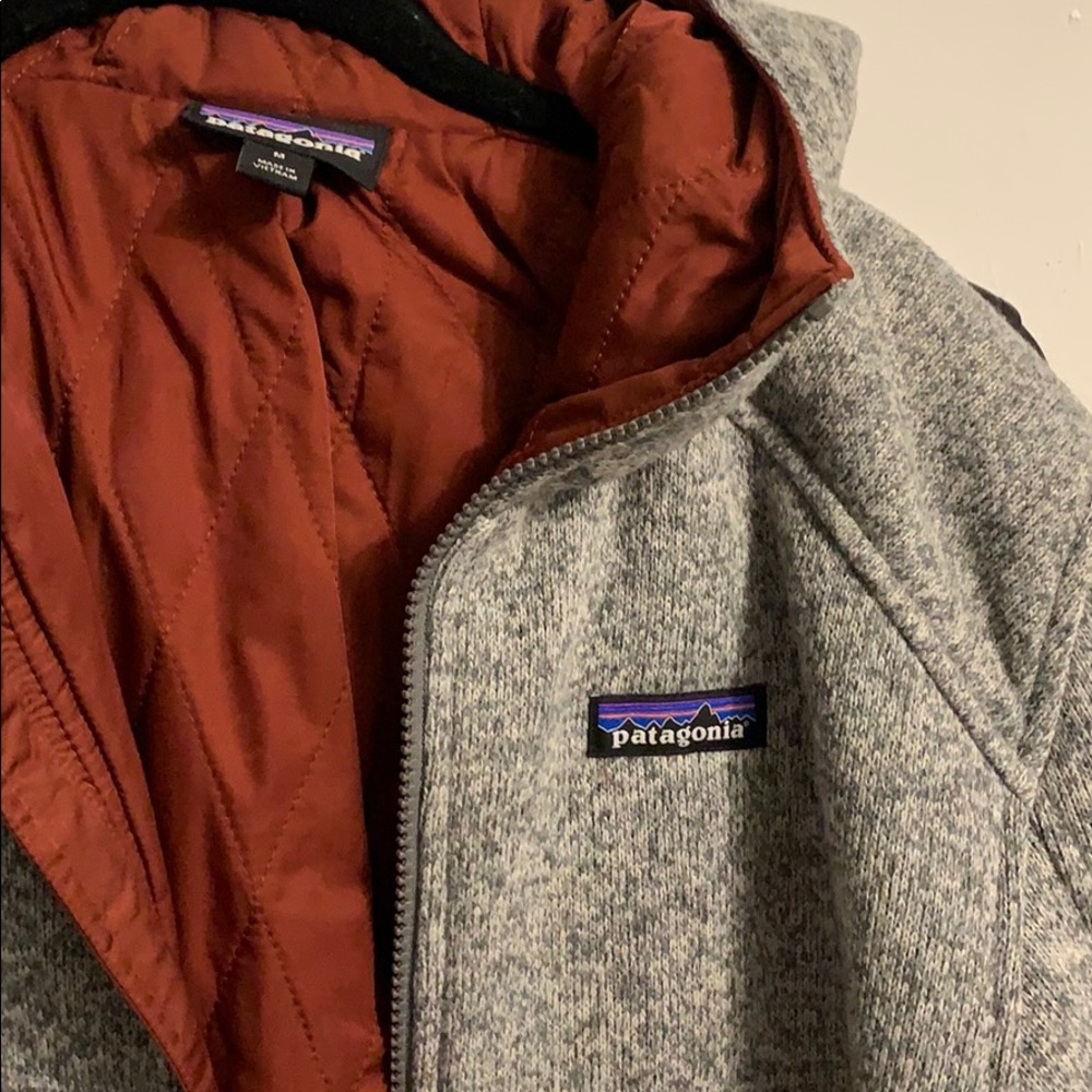 Men’s M Patagonia hoodie zip up heavy